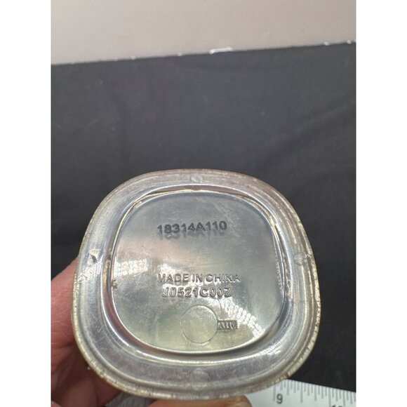 Vintage Clear Baby Doll Play Bottle With Teal Cap & Hard Plastic Nipple - Picture 6 of 6